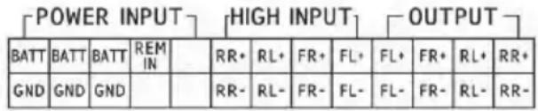 ALPINE PWDX5 - Diagrama de conexiones - 1