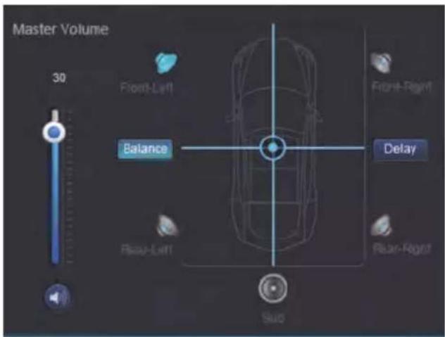 ALPINE PWDX5 - Ajuste del volumen general - 1