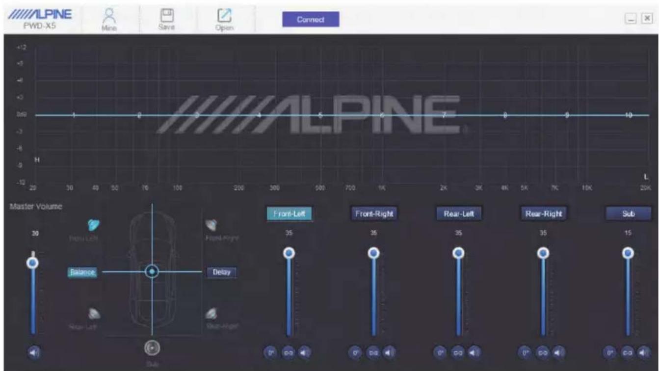 ALPINE PWDX5 - Interfaz de control - 1