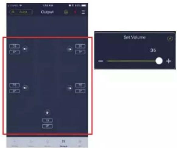 ALPINE PWDX5 - Livello di uscita, fase e disattivazione audio - 1