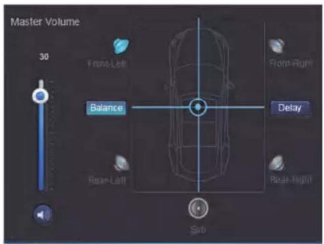 ALPINE PWDX5 - Adjust the Master Volume - 1