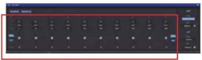 ALPINE PWDX5 - Ajuste del canal de salute EQ - 3