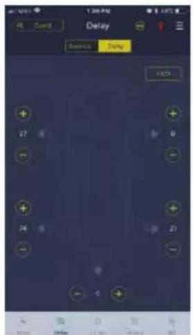 ALPINE PWDX5 - Selezione ridardo - 1