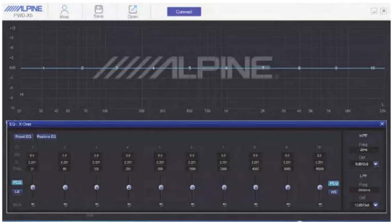 ALPINE PWDX5 - Interfaz del PC - 1