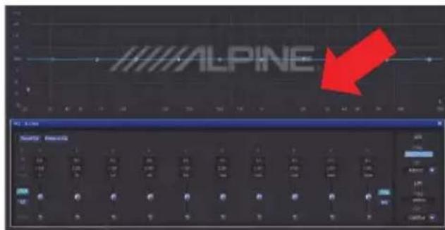ALPINE PWDX5 - Ajuste del canal de salute EQ - 2