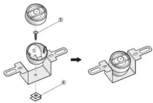 PIONEER TSA300TW - 1-c When installing using the included mounting adaptor ⑦ - 2