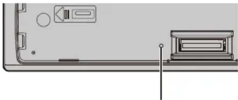 PIONEER MVHMS512BS - Restablecer el microprocesador - 1