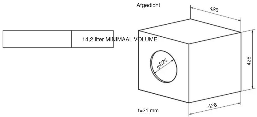 PIONEER TSME100WC - AANBEVOLEN VOLUME BEHUIZING - 1