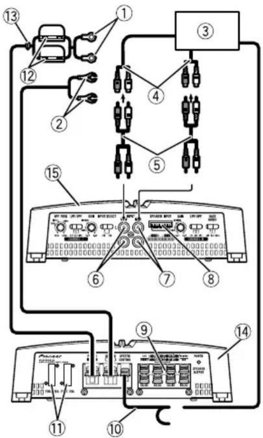 PIONEER GMA6704 - Schémadeconnexion - 1