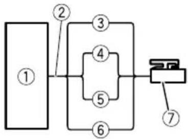 PIONEER GMA3702 - Connectionswhenusing thespeakerinputwire - 1