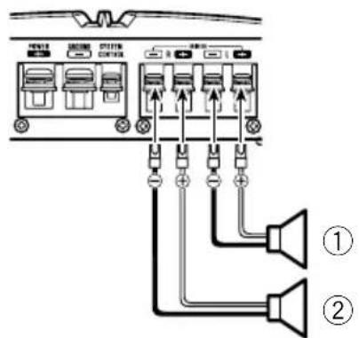PIONEER GMA3702 - Connectingthespeakers - 1