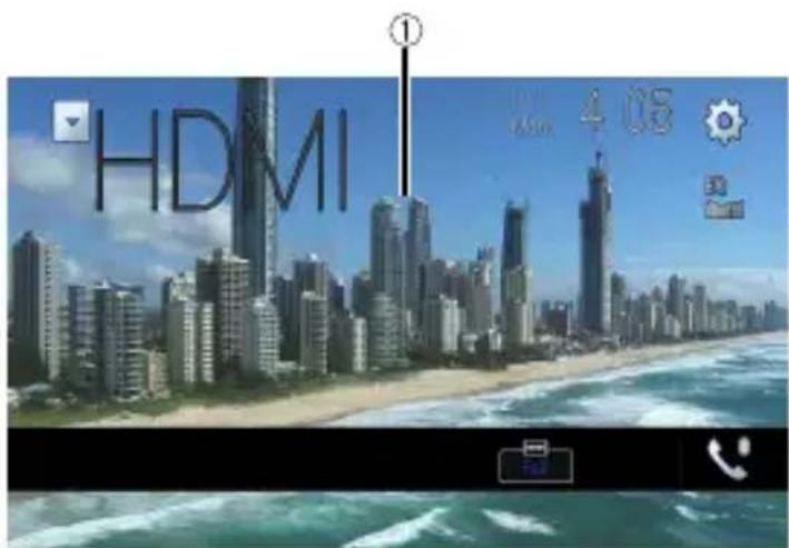 PIONEER AVICW8600NEX - Écran de source HDMI - 1