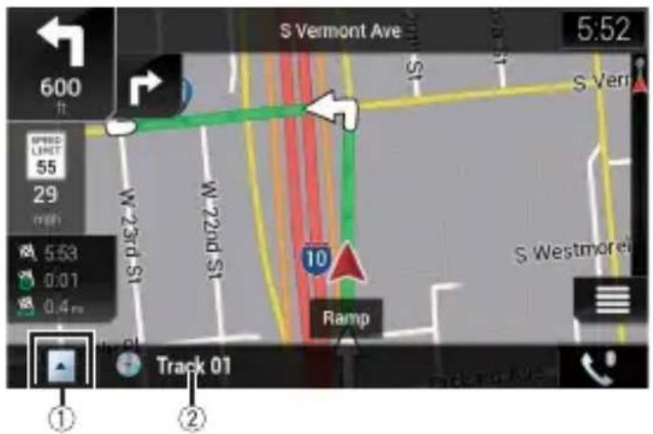 PIONEER AVICW8600NEX - Barred'informations AV - 1
