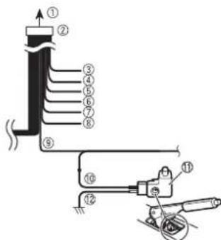 PIONEER AVH221EX - Rear panel Power cord - 2