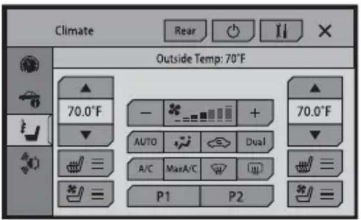 PIONEER AVH1550NEX - Écran de température - 1