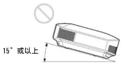 SONY VPLHW45ES - 前／後和左／右傾斜 - 2