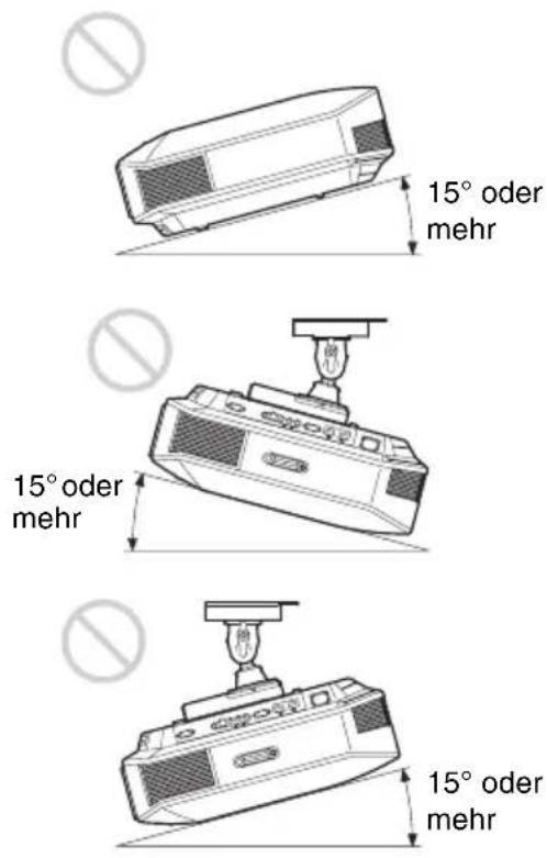 SONY VPLHW45ES - Neigen nach vorn/hinten und links/rechts - 2