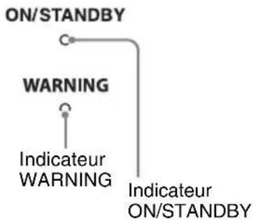 SONY VPLHW45ES - Indicateurs d'advertissement - 1
