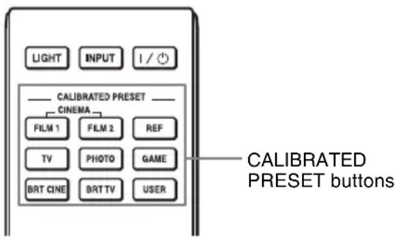 SONY VPLHW45ES - Selecting the Picture Viewing Mode - 1