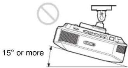 SONY VPLHW45ES - Tilting front/rear and left/right - 4