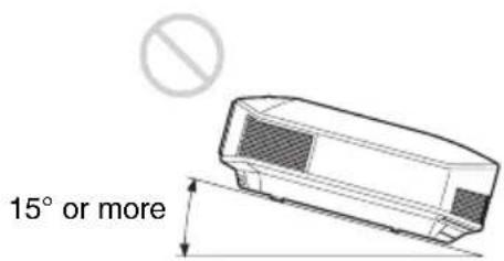 SONY VPLHW45ES - Tilting front/rear and left/right - 2