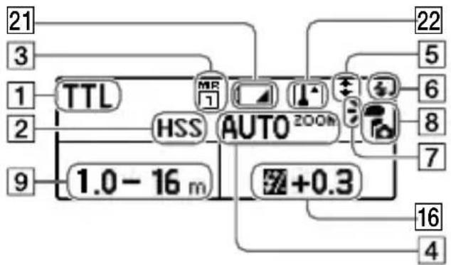 SONY HVLF45RM - Indicateurs à l'écran - 1