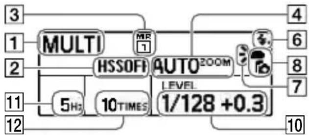 SONY HVLF45RM - Indicateurs à l'écran - 3