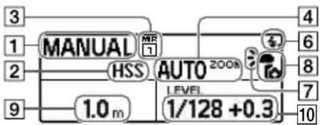 SONY HVLF45RM - On-screen indicators - 2
