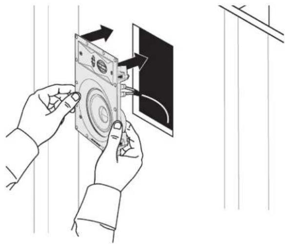 BOSE Virtually Invisible 891 - Kaiutinjohdon liittäminen - 3