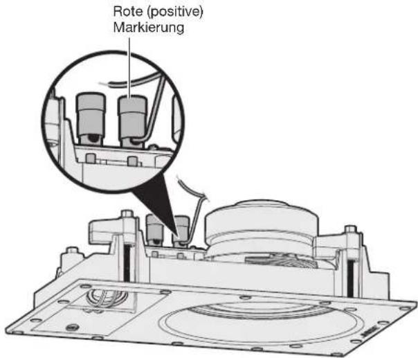 BOSE Virtually Invisible 891 - Anschließen der Lautsprecherkabel - 2