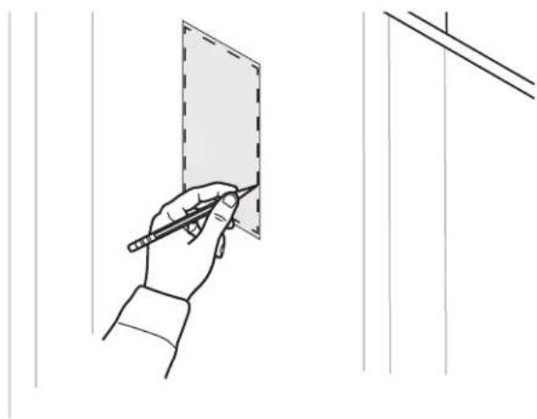 BOSE Virtually Invisible 891 - Aussägen der Lautsprecheröffnung - 1