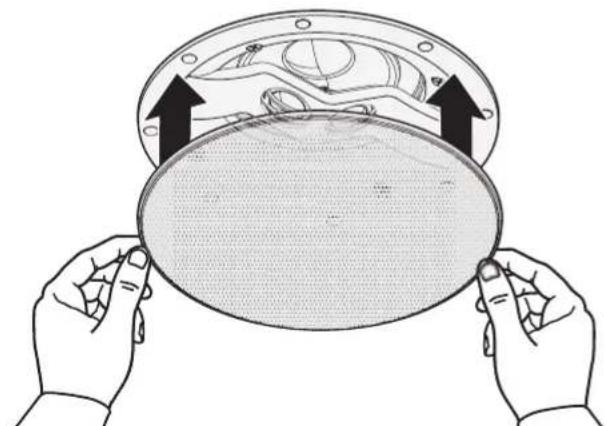 BOSE Virtually Invisible 591 - Attaching the grille - 1