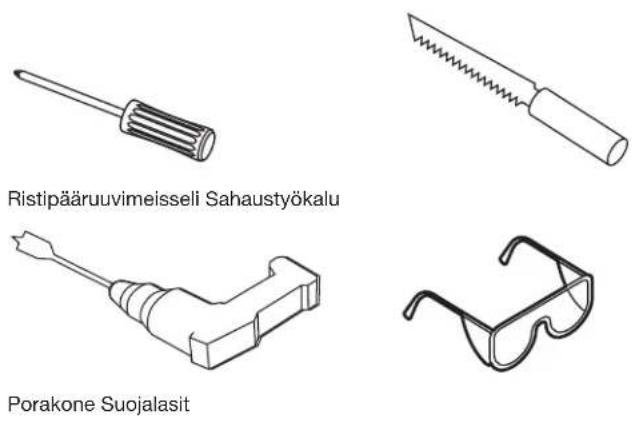 BOSE Virtually Invisible 591 - Suositellut tyokalut - 1