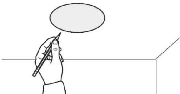 BOSE Virtually Invisible 591 - Ahangszóró nyílásanak kivágása - 1