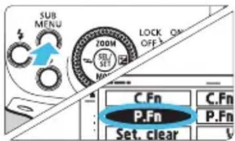 CANON Speedlite 430EX IIIRT - P.Fn : Fonctions personnelles - 1