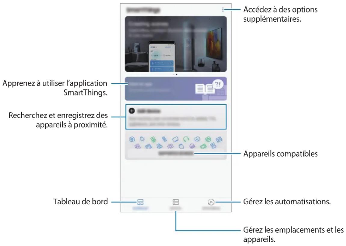 SAMSUNG SmartThings Wifi ETWV525 - Utilisation de l'application SmartThings - 1