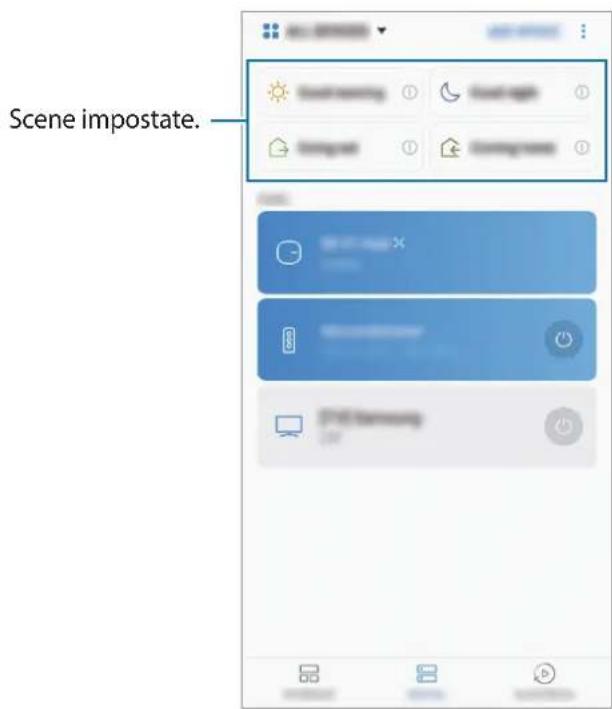 SAMSUNG SmartThings Wifi ETWV525 - Attivazione delle scene - 1
