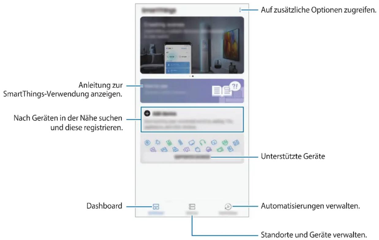 SAMSUNG SmartThings Wifi ETWV525 - SmartThings-Anwendung verwenden - 1