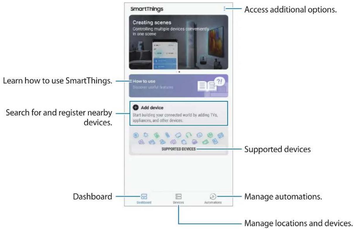 SAMSUNG SmartThings Wifi ETWV525 - Using the SmartThings app - 1