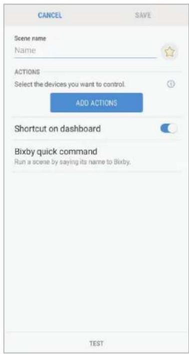 SAMSUNG SmartThings Wifi ETWV525 - Setting and running scenes - 1