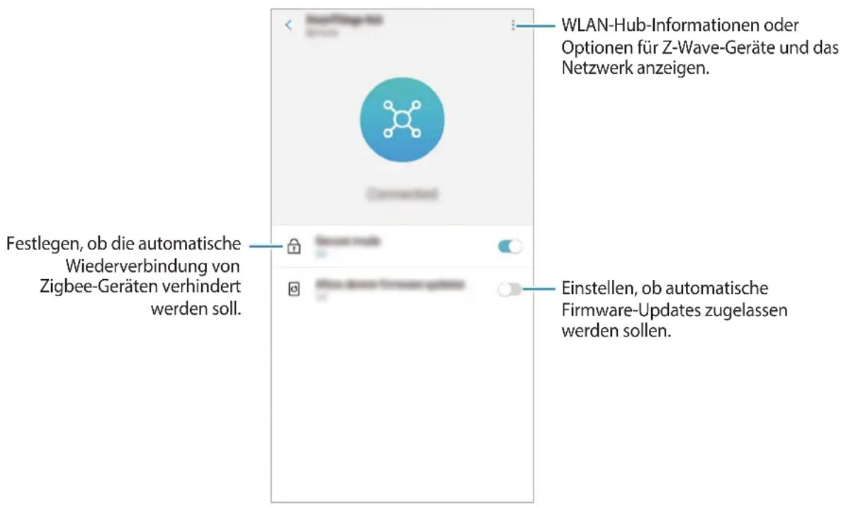 SAMSUNG SmartThings Wifi ETWV525 - Samsung SmartThings Wifi/Hub-Funktion konfigurieren - 1