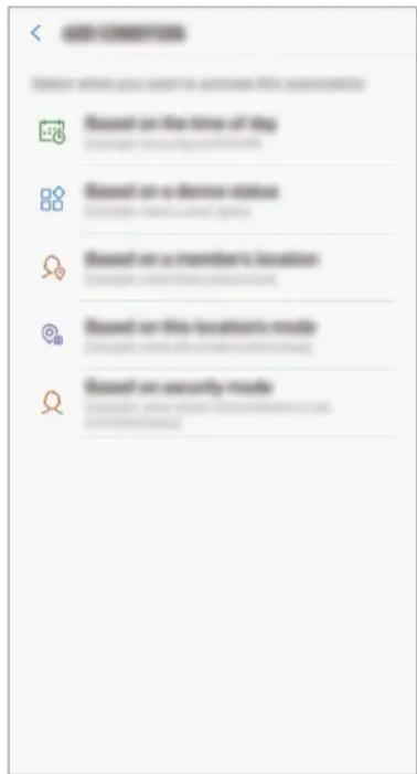 SAMSUNG SmartThings Wifi ETWV525 - Définir les automatisations - 3
