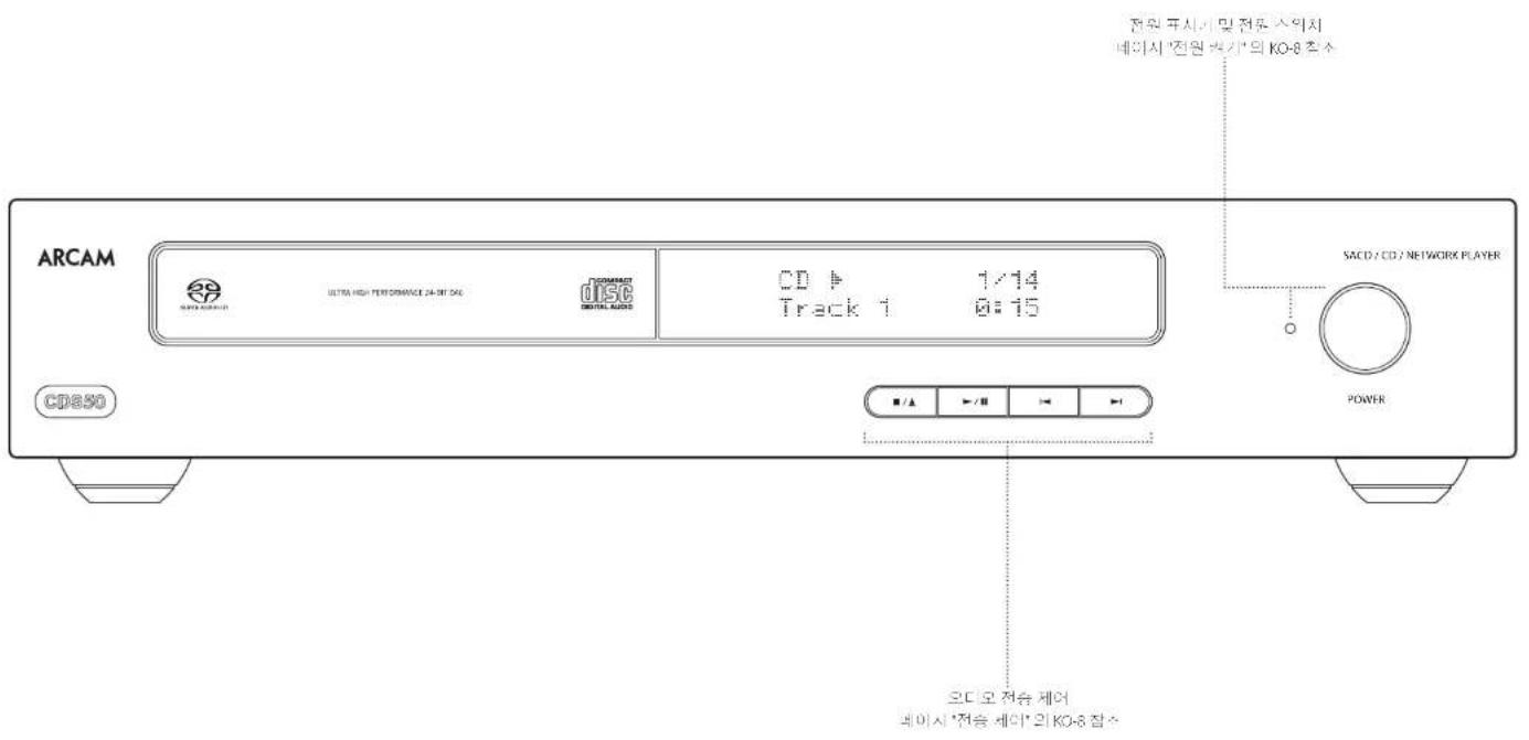ARCAM CDS50 - 전면 패널 컨트롤 - 1