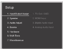 ONKYO TXNR595 - Contents» Raccordements» Lecture» Configuration» - 1