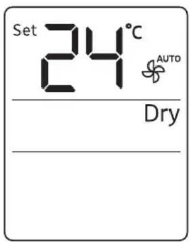Set 24°C AUTO Dry