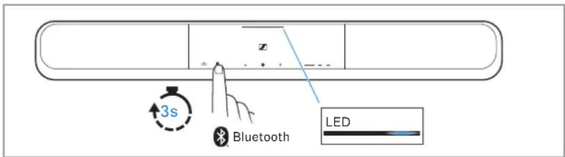 SENNHEISER AMBEO SB01 - Appairer la Soundbar avec un appareil Bluetooth - 2