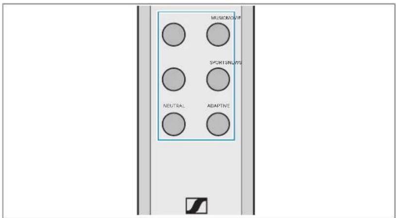 SENNHEISER AMBEO SB01 - Activer un profil sonore - 1