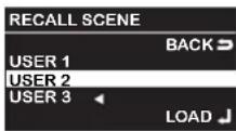 QSC KS212C - Arborescence du menu - 7