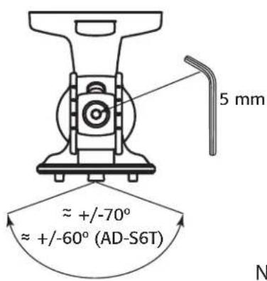QSC ADS8T - Ajuste el ángulo del soporte X-Mount™ - 3