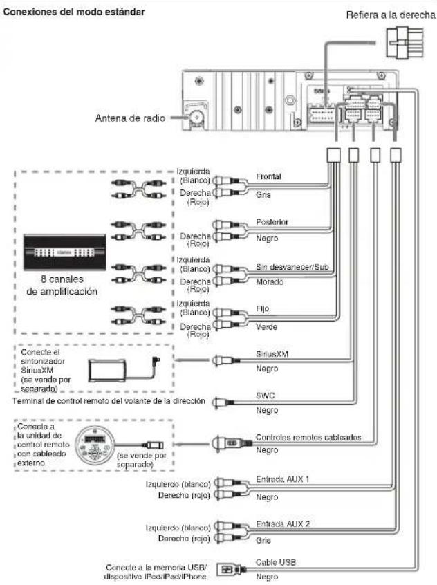 CLARION M608 - 7) Sistemas de muestra - 2
